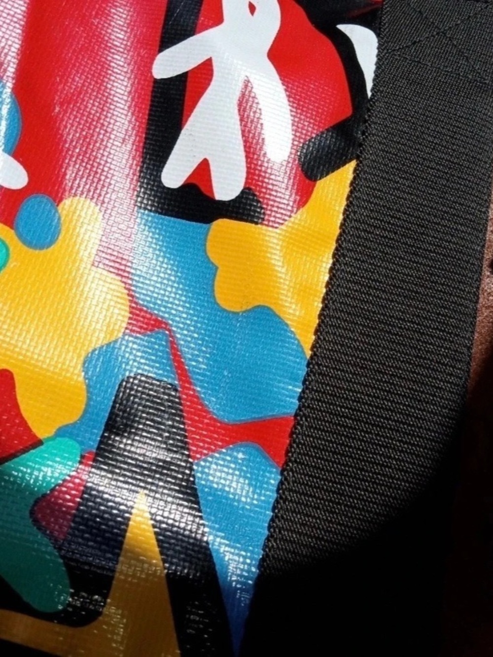 Longchamp x André Le Pliage Travel Bag Red & Black Limited Edition - Picture 11 of 13